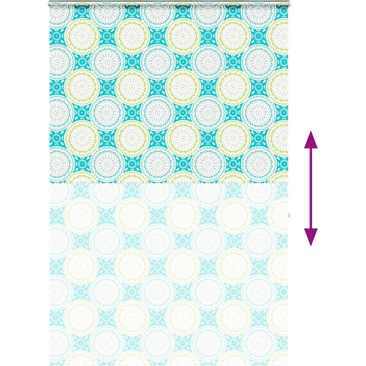 vidaXL Duschrollo mit Kassette 150x240 cm Stoffbreite 146 cm 4015006 – Bild 5