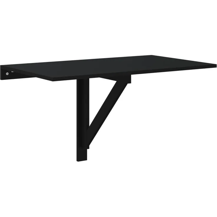 vidaXL Wand-Klapptisch Schwarz 100x60x56 cm Holzwerkstoff 342647