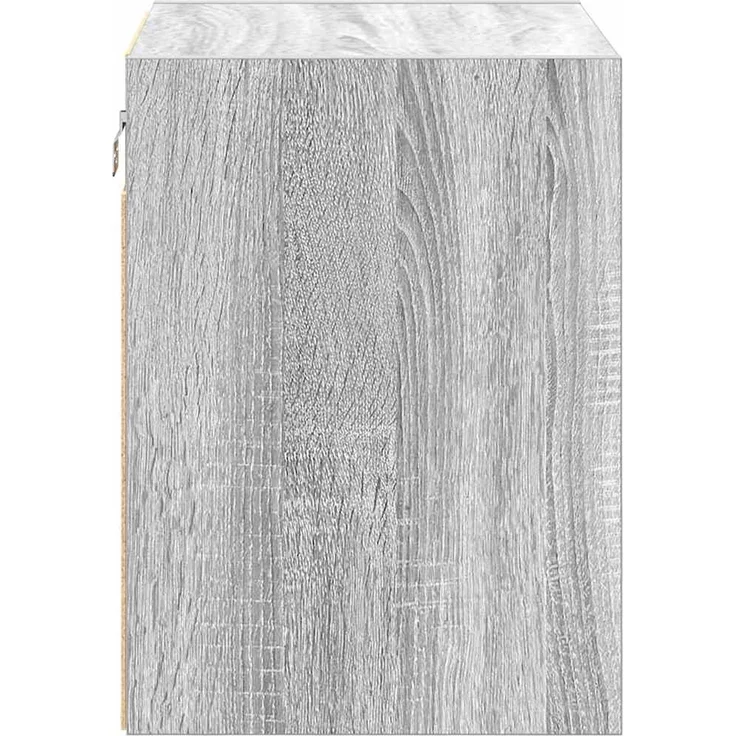 vidaXL Garagen-Wandschränke 2 Stk. Grau Sonoma Holzwerkstoff 860636 – Bild 6