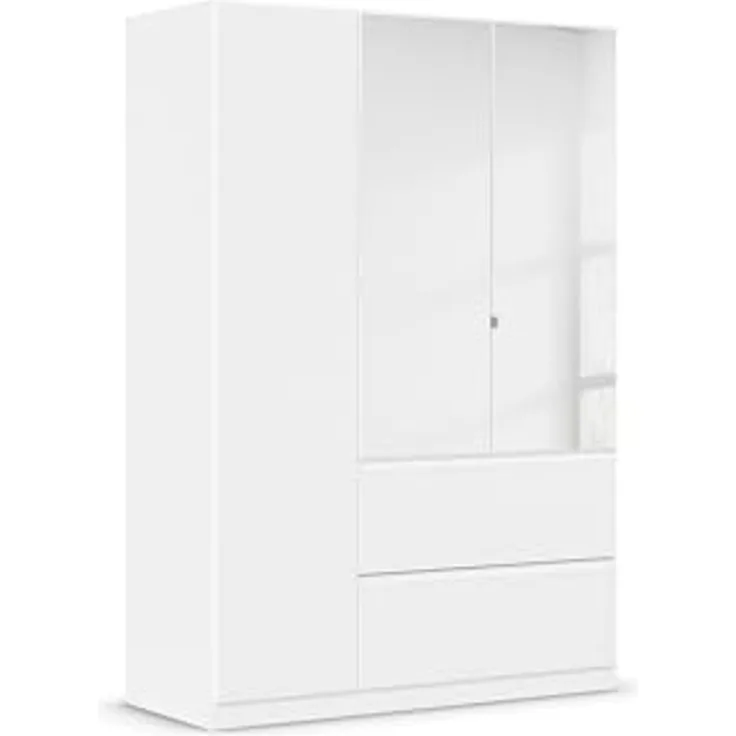 rauch Drehtürenschrank Kleiderschrank Schrank Garderobe COSTA in den Breiten 91/136/181 cm (in 3 Ausstattungen BASIC/CLASSIC/PREMIUM) mit Spiegel, grifflose Front und Push-to-Open Funktion MADE IN GERMANY