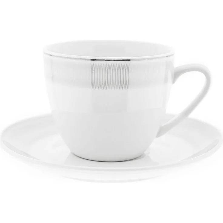 Weissberg Kaffeetassen-Set 12-teilig - 175 ml, aus hochwertigem Porzellan – Bild 1