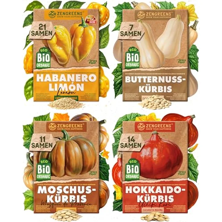 ZenGreens® - Bio Gemüsesamen im 50er Set - 50 Gemüse Samen für den einfachen Anbau im Garten, Balkon oder Hochbeet - Pflanzensamen - Saatgut – Bild 20