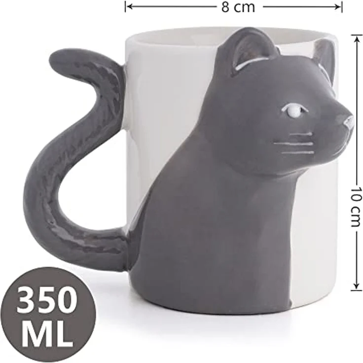 MiaMio Kaffeeservice Cat Mugs Set of 2 – Bild 4