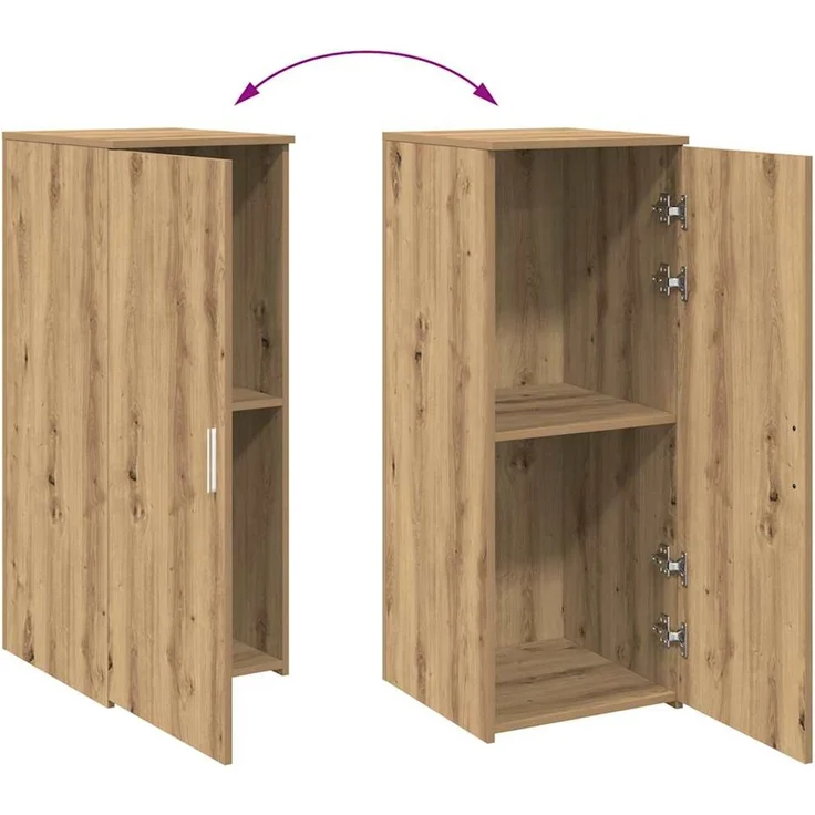 vidaXL Lagerschrank Artisan-Eiche 40x45x103,5 cm Holzwerkstoff 859041 – Bild 8