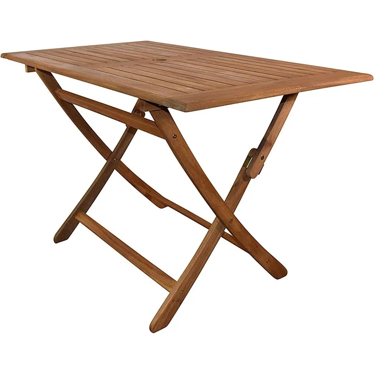 Balkonmöbel Set 5tlg Akazie Klapptisch 120 x 70 cm CALEA/BLOOM 66547830 – Bild 5