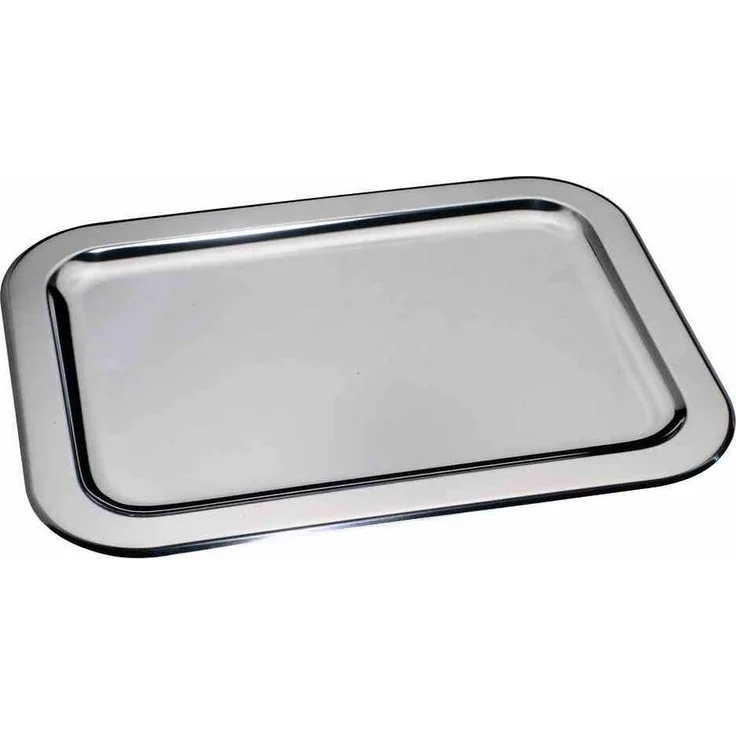 Schlemmerplatte 48x37cm rostfreier Edelstahl