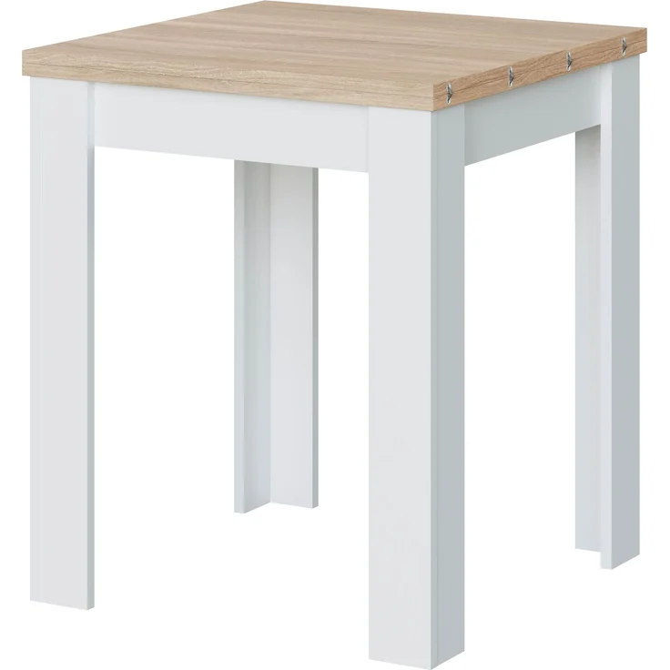 Calicosy Ausziehbarer Tisch Klappsystem in Buchform - L67 cm - Weiß – Bild 3