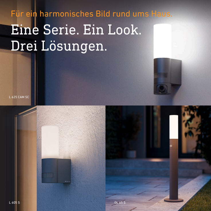 Steinel 'L 605 S' LED-Außenwandleuchte, mit 180°-Infrarot-Sensor, 3000 K warmweiß, 729 lm, Opalglas/Aluminium anthrazit, 26 x 13,1 x 7,8 cm – Bild 6
