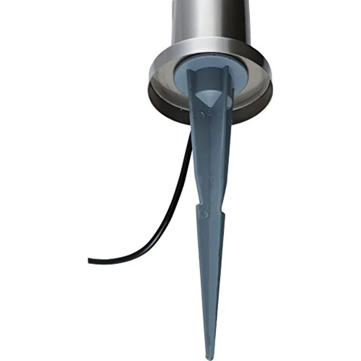 Heitronic Kaufbeuren 35904, LED-Erdspießleuchte aus Edelstahl, 12 Volt AC/DC, 1,8 Watt mit G4 Sockel, wechselbare LED Lampe – Bild 3