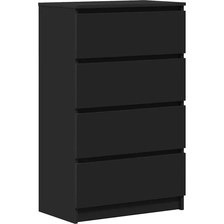 vidaXL Sideboard Kommode Anrichte Schrank Schwarz 60×35×98,5 cm Spanplatte