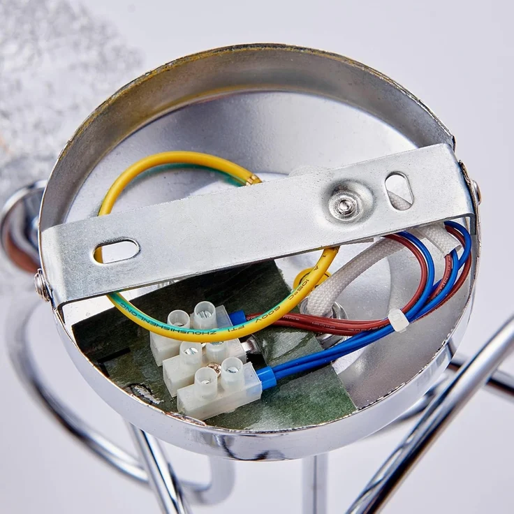 Lindby Deckenleuchten Ticino, Metall, Chrom IP20, 3 x 28 W – Bild 6