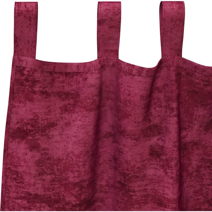 vidaXL Samtvorhänge 2 stk. Weinrot 175 x 140 cm Samt 4107714 – Bild 5