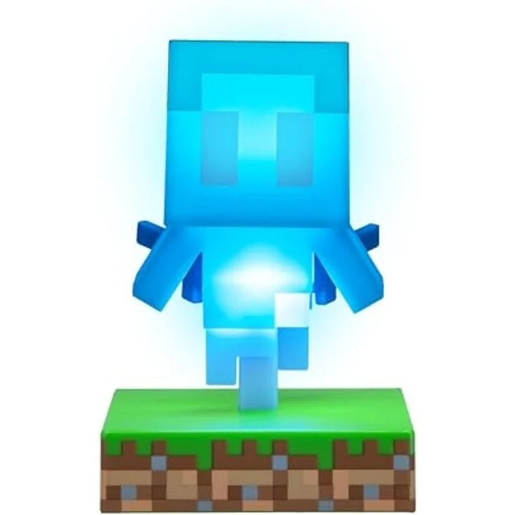 Minecraft Paladone Allay freistehende Schreibtischleuchte, Spielzimmer-Dekoration und Merchandise für Jungen und Mädchen, Nachtlicht-Geschenk, Zubehör für Spielzimmer und Schlafzimmer – Bild 4