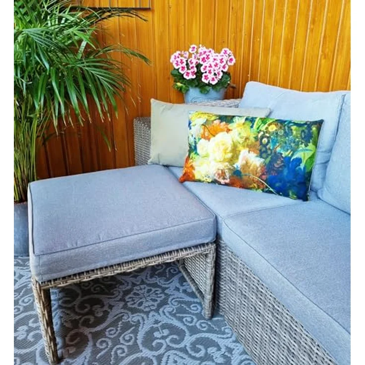 JACK Dekokissen Outdoor Lounge Kissen 30x50cm Motiv inkl. Füllung, mit Lotus-Effekt, Robust, Strapazierfähig, für Innen & Außen geeignet – Bild 3