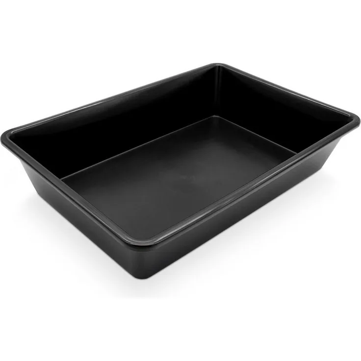 Spetebo Pflanzschale Allzweck Kunststoff Wanne schwarz (Artikel, 1 St, Stück), aus strapazierfähigem Kunststoff gefertigt