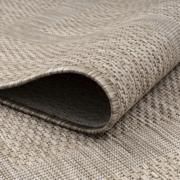 Outdoor Teppich Renata rechteckig - 120x170 cm - Beige – Bild 5