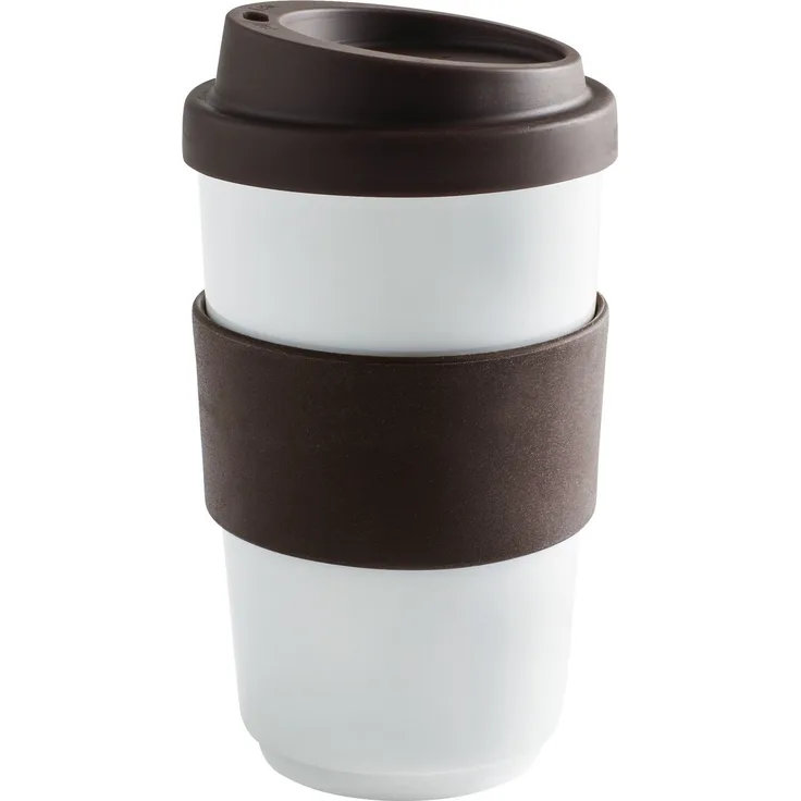 KAHLA fillit To Go Becher 0,40 l Banderole chocolate brown