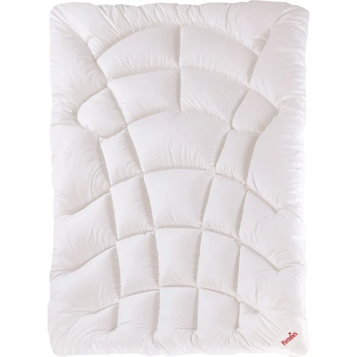 Paradies Kunstfaserbettdecke Runa Bio, Füllung: 100% Polyester, Bezug: 100% Bio-Baumwolle (kbA), extra voluminöse & kuschelige Ganzjahresbettdecke, vegane Daunendecke – Bild 5