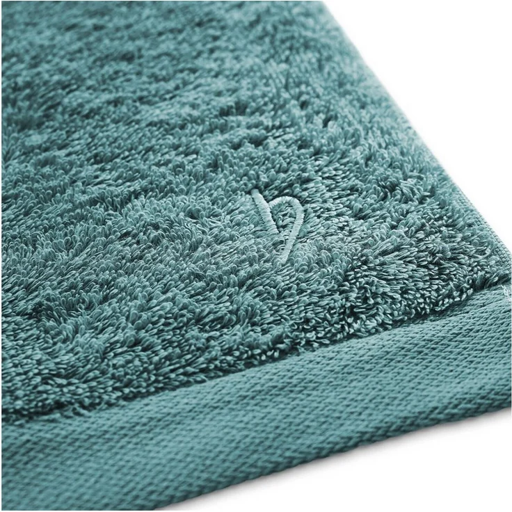 herzbach home Handtuch Set Pura 50x100 cm, (2-St), 550g/m², Premium-Qualität, 100% Baumwolle, einfarbig – Bild 1