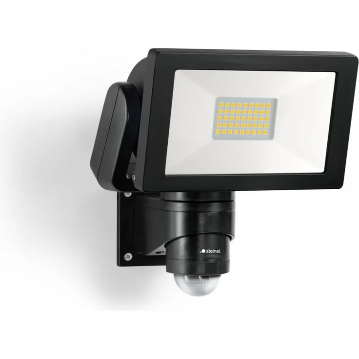 Steinel LED-Außenstrahler LS 300 S schwarz, mit 240° Bewegungsmelder, 2962 lm, 29,5 W, neutralweiß