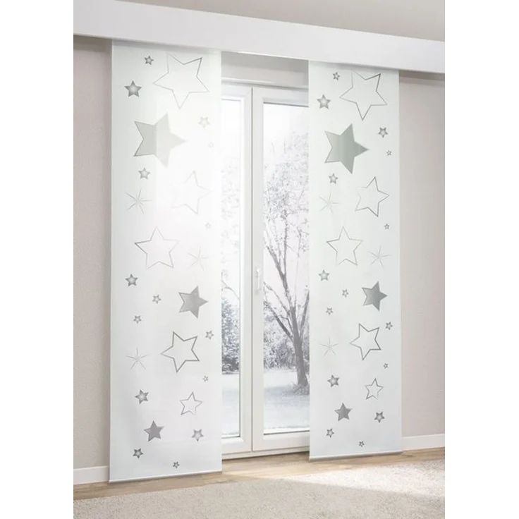 LYSEL® Schiebegardine Sternenspiel (1 St), halbtransparent, HxB 245x60cm – Bild 2
