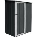 HATTORO Geräteschuppen Metall Geräteschrank Gerätehaus Schuppen Schrank Garten