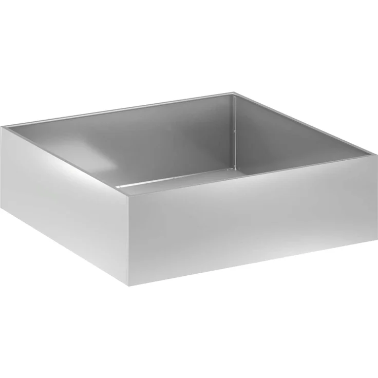 vidaXL Garten-Pflanzgefäß 2 stk. Silber 80 x 80 x 30 cm 8005075 – Bild 3