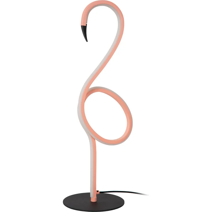 LUCiDE Tischleuchte FLAMINGO LBH 18.10x15x49.50 cm rosa Tischlampe Klemmleuchte Schreibtischleuchte Schreibtischlampe – Bild 1