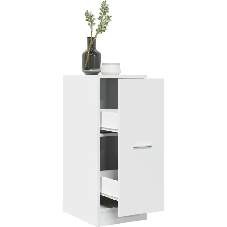 vidaXL Apothekerschrank Weiß 30 x 41 x 77,5 cm Holzwerkstoff 855151