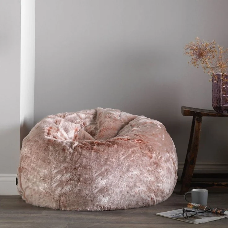 icon Sitzsack Klassischer Sitzsack Flauschig aus Kunstfell, 85x50cm, Made in Germany, für Erwachsene & Kinder – Bild 2