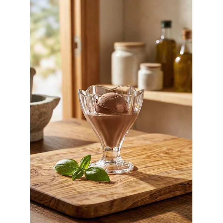 Hermia Concept 'LV-LIL425A' Eisbecher-Set aus Glas (3-teilig), Transparent, 10 x 10 x 12,7 cm, 250 ml – Bild 2