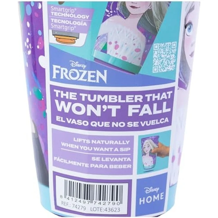 Disney Frozen Kippsicher Trinkbecher PP 470 ml Drop Safe Plastikbecher mit Smartgrip-System – Bild 5