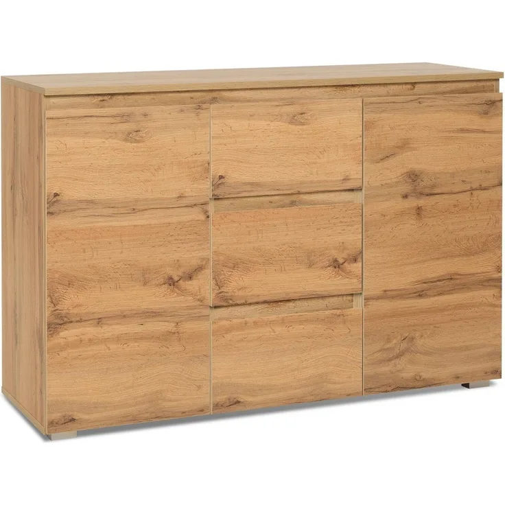 Kommode 'Ravenna' in Honig-Eiche - 120 x 80 x 40 cm (BxHxT)
