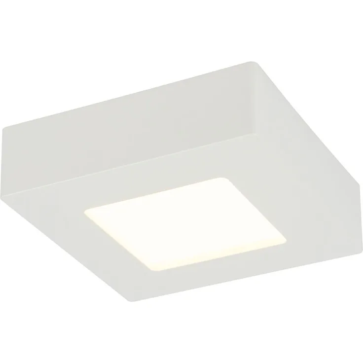LED Aufbau Panel, 450 Lumen, warmweiß, eckig, L 12,2 cm, SVENJA