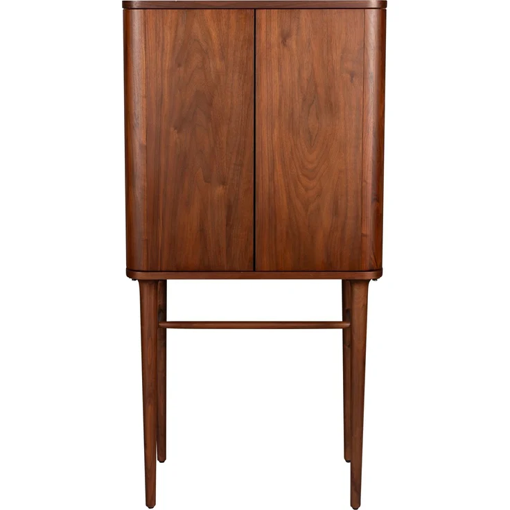 DutchBone Schrank Morrison mit Walnussfurnier und Massivholz Braun 62x45x125 cm – Bild 5