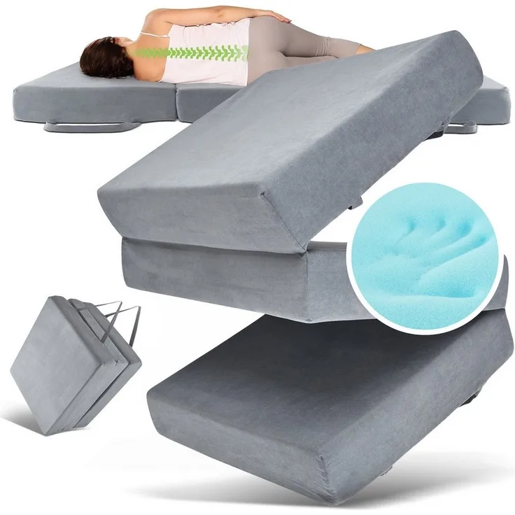 Klappmatratze Gästebett Visco, Herlag, 14 cm hoch, (verschiedene Größen), Memory Foam