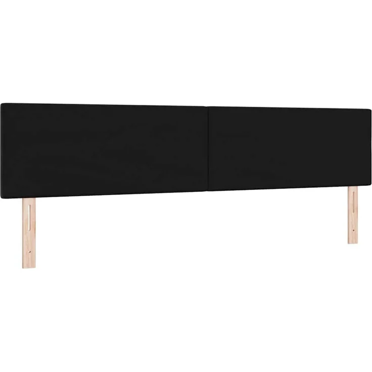 vidaXL Kopfteil Schwarz 200 cm Samt (Art-Nr 42007198) – Bild 5