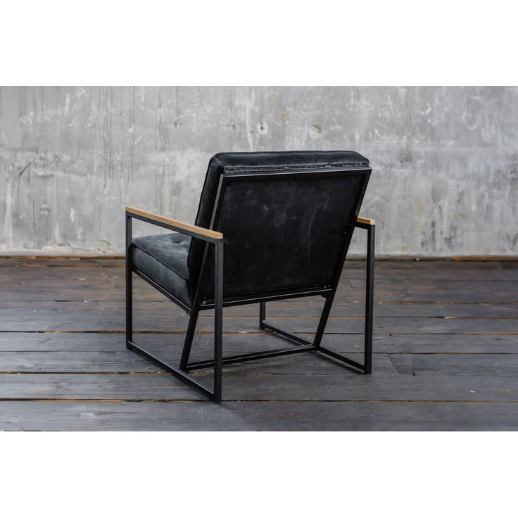 KAWOLA Sessel ARLY Polstersessel Bezug Velvet schwarz 80 x 80 x 63 cm – Bild 9