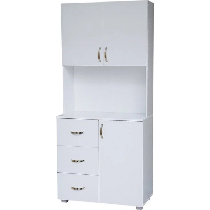 HTI-Line Küchenbuffet Küchenbuffet Blanca (Stück, 1-St, 1x Schrank Blanca, ohne Dekoration) Küchenschrank Hochschrank – Bild 3
