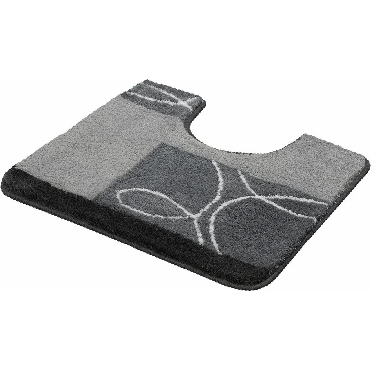 MEUSCH Badematte Curly, Höhe 20 mm, rutschhemmend beschichtet, fußbodenheizungsgeeignet, Kunstfaser, rechteckig, Badteppich, modernes Design, waschbar – Bild 3