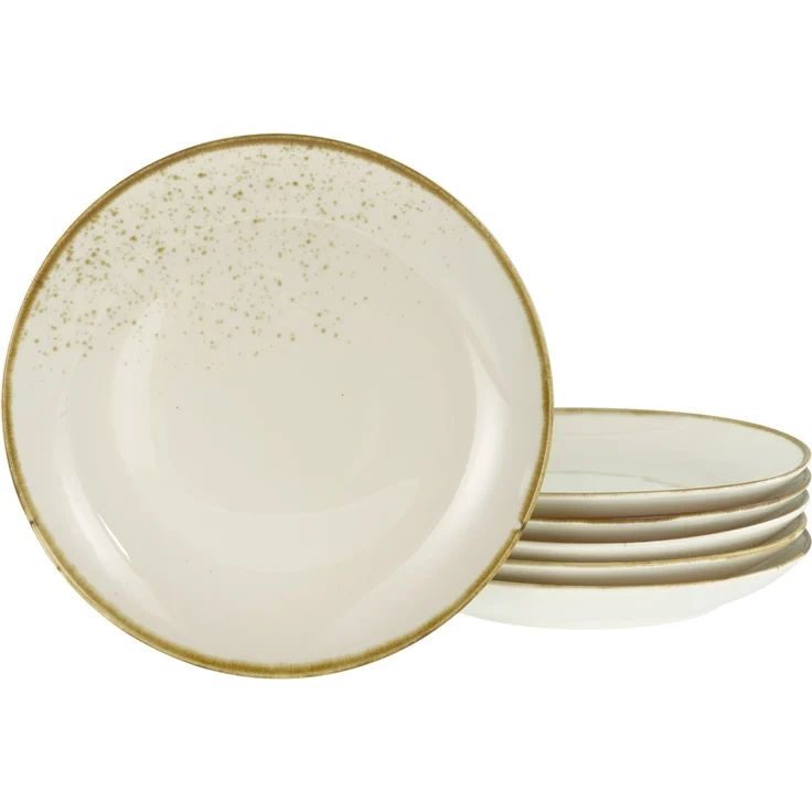 Nature Collection Creme, Speiseteller 6-tlg (mo) – Bild 1