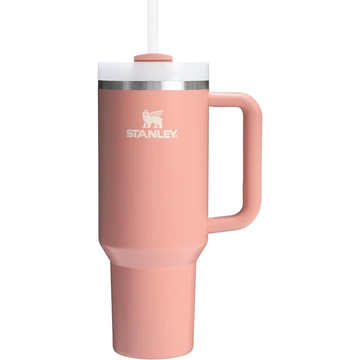 Stanley Quencher H2.0 Flowstate Trinkflasche Mit Strohhalm 1.2L - Thermobecher Kühlt 11 Stunden - 48 Stunden Eisgekühlt - Spülmaschinenfest - Thermosflasche BPA Frei - Edelstahl Trinkbecher - Sienna – Bild 1
