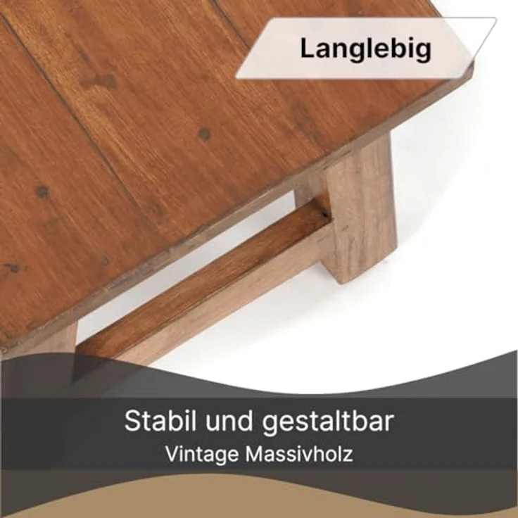 DESIGN DELIGHTS Hocker Fusshocker PALO, 27x26cm (HxB), rustikaler Holzhocker Massivhocker – Bild 8