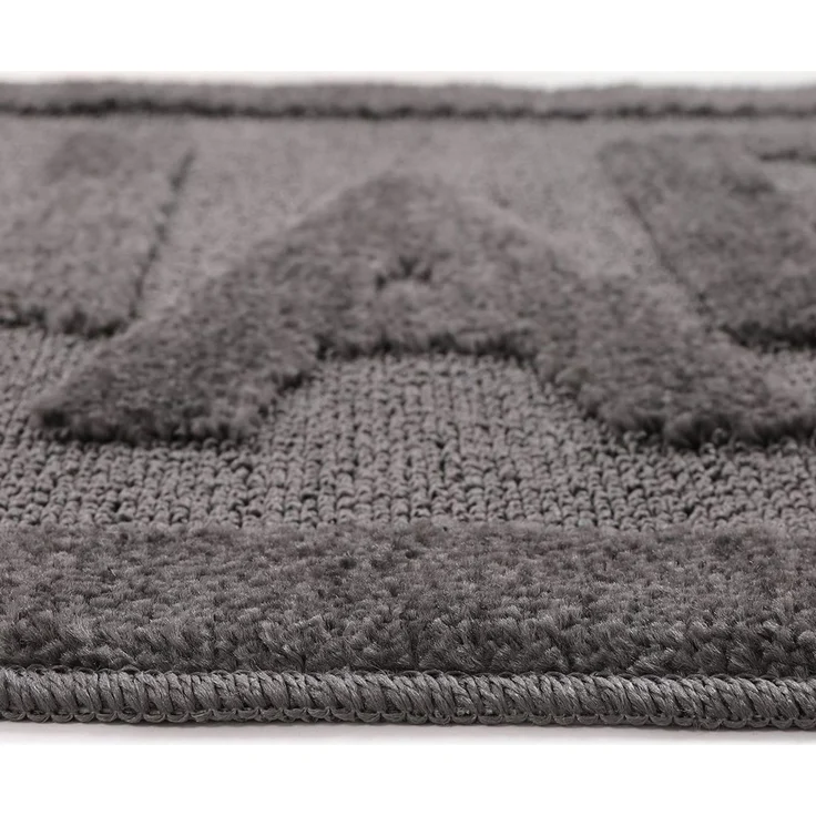Mijolnir 'Happy - Anthracite' Badematte, Anthrazit, 60 x 100 cm – Bild 4