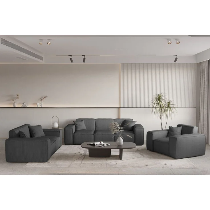 Sessel Designersessel CELES PREMIUM in Stoff Scala Anthrazit – Bild 5