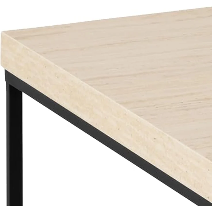 MID.YOU Couchtisch, Beige, rechteckig, Holz und Metall, 55x45x110 cm, FSC Mix – Bild 5