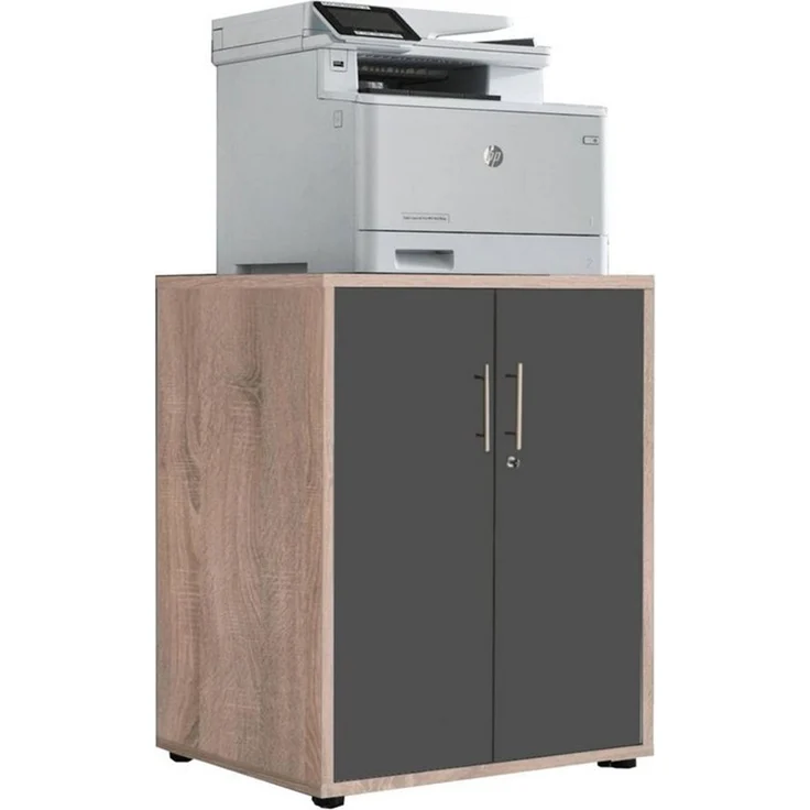 BMG Möbel Aktenschrank Druckerschrank Office Edition (geeignet für 3D Drucker und Office Drucker) Höhe 74 cm, optimale Ergänzung zu Schreibtischen – Bild 1