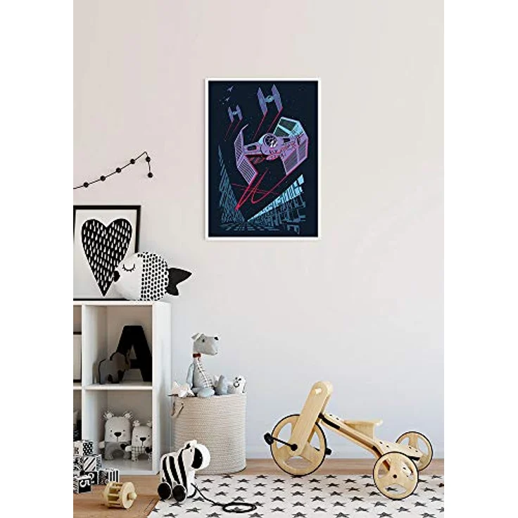 Komar Wandbild | Star Wars Classic Vector TIE-Fighter | hochwertiger Kunstdruck, 50 x 70 cm, ohne Rahmen, fotorealistischer Druck auf Premium-Poster Fotopapier – Bild 3