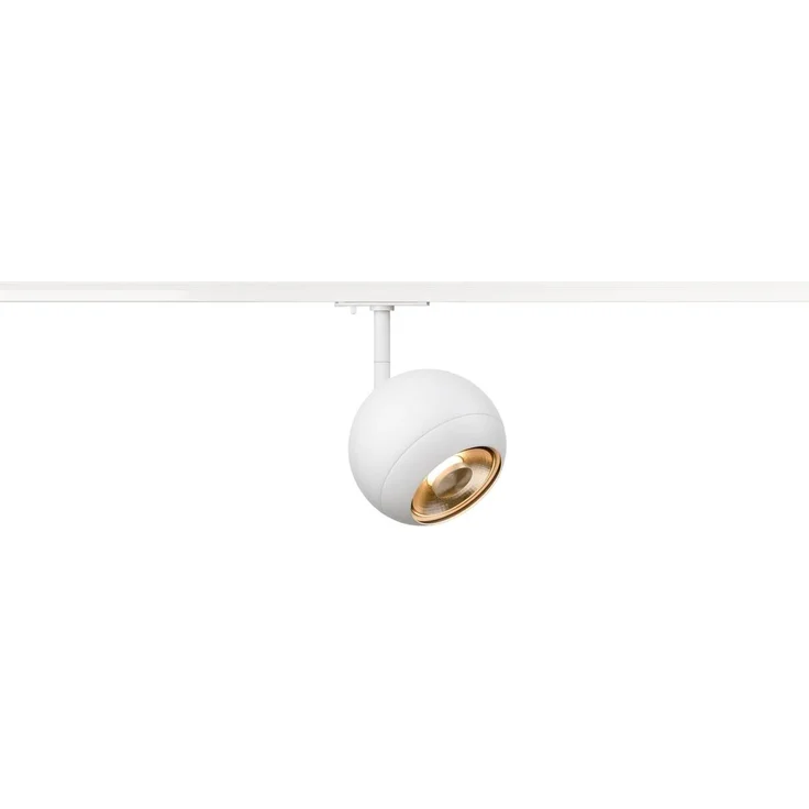 SLV LIGHT EYE ® 150, 1~ Spot, rund, GU10, 1x max. 13W, matt weiß - Leuchten mit 1 Phasen Adapter