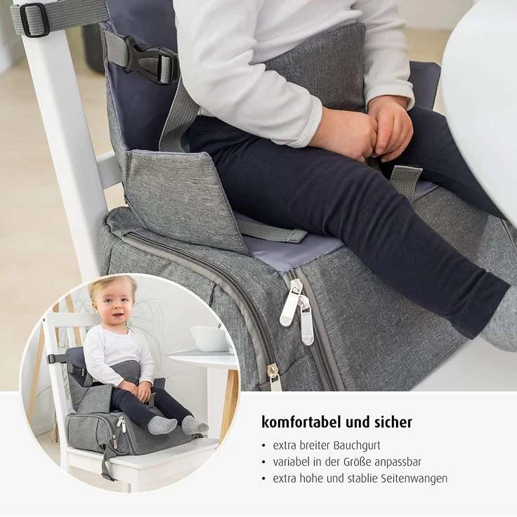 reer Growing Kinder-Sitzerhöhung, Boostersitz aus Recycling-Material (rPET aus 8 PET-Flaschen) – Bild 6